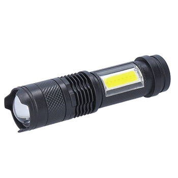 Solight LED nabíjacie vreckové svietidlo, 200lm, 3W, zoom, Li-Ion