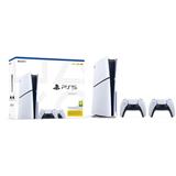 Sony PS5 (VERZIA SLIM) + DualSense Wireless Controllers