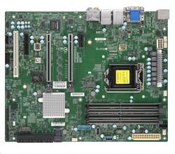 Supermicro MB 1xLGA1151 (Xeon E-2xxx,i3), C246,4xDDR4,8xSATA3,2xM.2,4xPCIe3.0 (x16/8/4/1),HDMI,DP,DVI,Audio,2x LAN,IPMI