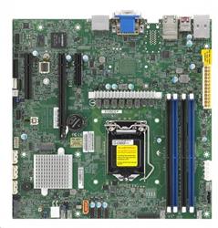 Supermicro MB 1xLGA1200 (Xeon W-1200), W480, 4xDDR4,4xSATA3, M.2, 3xPCIe3.0 (x8, 2 x4), VGA, 2x LAN, IPMI