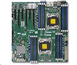 Supermicro X10DRI 2xLGA2011-3, iC612 16x DDR4 ECC,10xSATA3,(PCI-E 3.0/3,3(x16,x8),2x LAN,IPMI
