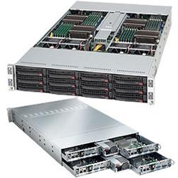 SupermicroTwin® SC827T-R1200B 2U Twin2 12 x hot swap 4x server MB