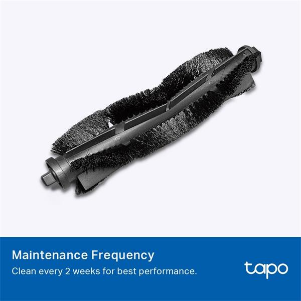 Tapo Robot Vacuum Replacement Kit SPEC: Main Brush ×1, Side Brush ×2, HEPA Filter ×2 Suitable for Tapo RV30 Plus, Tap