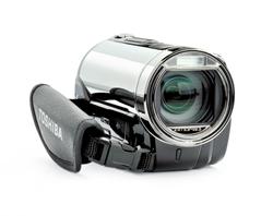 TOSHIBA Camileo X100 HD-kamera, 10x dig. zoom, 4GB, 1080p HD, 10MP CMOS, 3,0"LCD Touch -čierna