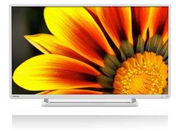 TOSHIBA LED TV 32" (80cm) FHD LED Direct DVB-T/C USB recording HDMI SCARTVGA USB biela