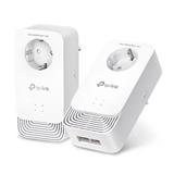 TP-LINK "AV1000 Gigabit Passthrough Powerline AdapterSPEED: 1000 Mbps PowerlineSPEC: Broadcom CPU, 1× Gigabit Port, AC