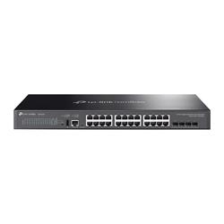 TP-LINK "Omada 24-Port Gigabit Stackable Lite L3 Managed Switch with 4 10G SlotsPORT: 24× Gigabit RJ45 Ports, 4× 10G SF