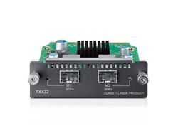 TP-LINK TX432 10-Gigabit 2-Port SFP+ Module, Optional Module for T3700G-28TQ/T2700G-28TQ