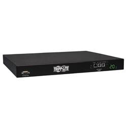 TrippLite Single-Phase ATS / Switched PDU, 16/20A 200-240V, 1U Horizontal Rackmount, 8 C13 and 2 C19 outlets, 2 C20 inp
