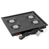 Triton Ventilačná jendotka pre rozvádzač 60W, (4x ventilátor) s termostatom.