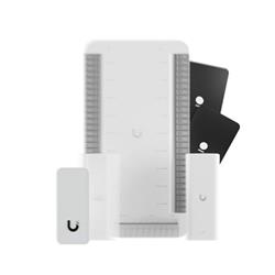 Ubiquiti Connects to in-elevator readers with PoE to authorize floor selection. Supports up to 18 floors with digital in