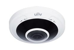 UNIVIEW IP kamera 2560x1944 (5Mpix), až 25 sn/s, H.265, obj. 1,8 mm (180°), PoE, DI/DO, audio, Mic., IR 10m