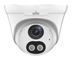 UNIVIEW Venkovní IP kamera 2MPx turret, 106,7°, IR+Bílý přísvit 30 m, analýza člověk/vozidlo