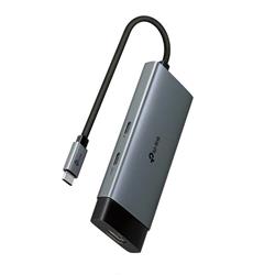 USB Type-C 5-Port Hub SPEC: 1 × USB-C Connector,1 × HDMI 4K 60Hz Port,1 × USB-C PD 100W Port,2 × USB-A 3.0 Ports,1 × USB