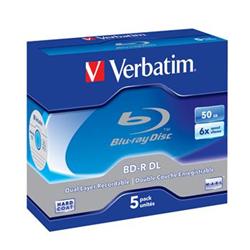 VERBATIM BD-R DL 50GB 6x BOX 5pck/BAL