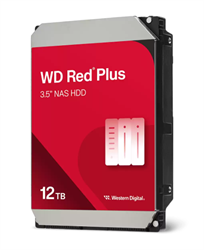 WD Red™ Plus 3,5" HDD 12TB NAS 7200RPM 512MB SATA III 6Gb/s