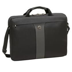 WENGER LEGACY - 17" štíhla taška na notebook a tablet, šedo/čierna