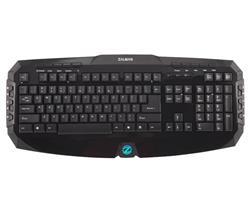 Zalman multimediálna klávesnica ZM-K300M, 20 hot keys, black, USB, ENG