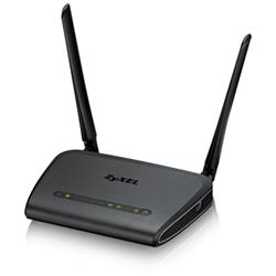 ZyXEL NBG6617 Simultaneous Dual-Band MU-MIMO Wireless AC1300 Media Router, 802.11ac (400Mbps/2.4GHz+867Mbps/5GHz), back