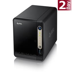 ZyXEL NSA325 v2, HighSpeed 2 HDD Storage (2xSATA HDD, RAID1/0, JBOD, USB 3.0, Gbit LAN, BitTorrent, DLNA, Backup Sw.)